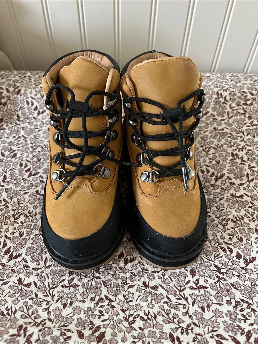 Liewood Lucien Lace-up Boots | Caramel